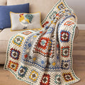 GABBY'S SIGNATURE DESIGNS: Farmhouse Granny Afghan & Pillow Crochet Pattern - (PDF) Digital Download