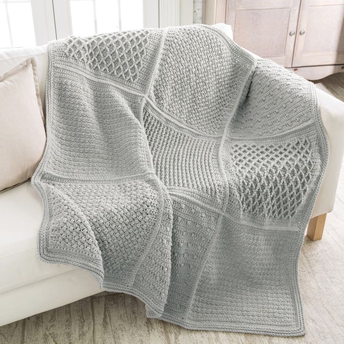 GABBY'S SIGNATURE DESIGNS: Gansey Block Afghan Crochet Pattern - (PDF) Digital Download