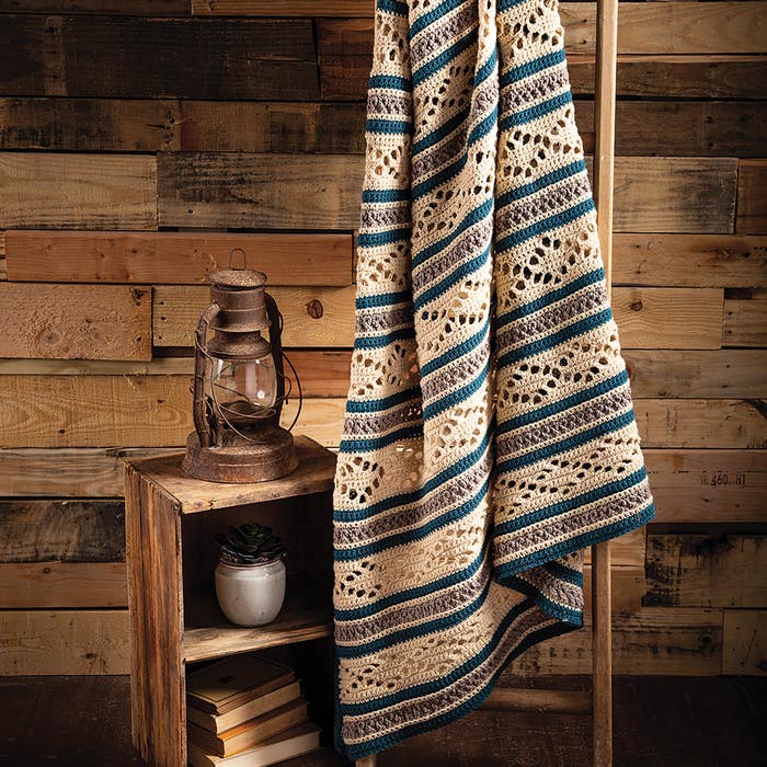 Country Roads Throw Blanket Crochet Pattern - (PDF) Digital Download