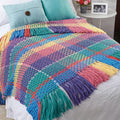 Celebration Plaid Afghan Crochet Pattern - (PDF) Digital Download