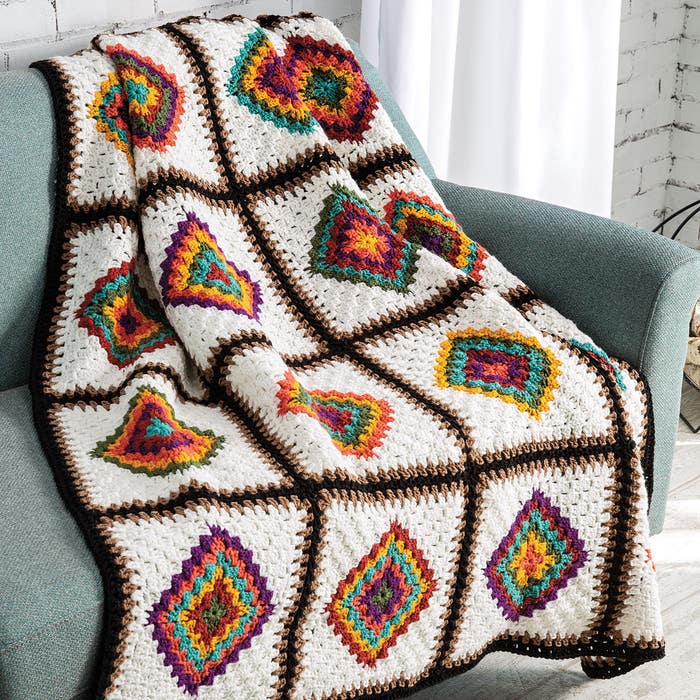 Center-to-Corner Afghan Crochet Pattern - (PDF) Digital Download