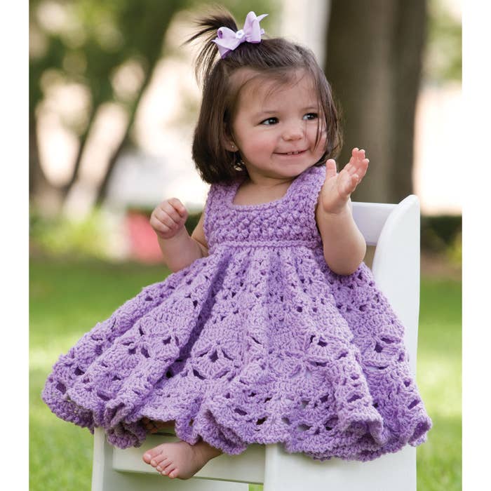 Frilly Dress Crochet Pattern - (PDF) Digital Download