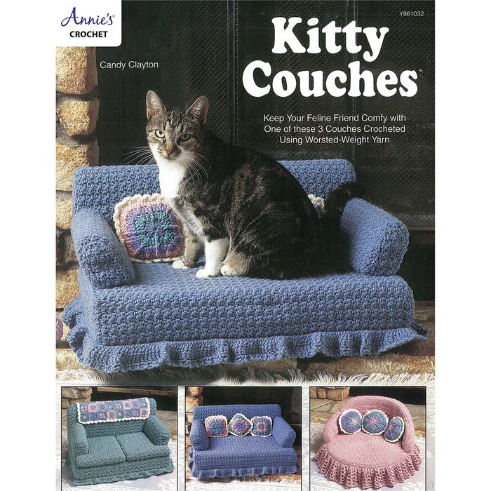 Kitty Couches Crochet Pattern - (PDF) Digital Download