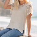 GABBY'S SIGNATURE DESIGNS: White Sand Tee Crochet Pattern - (PDF) Digital Download