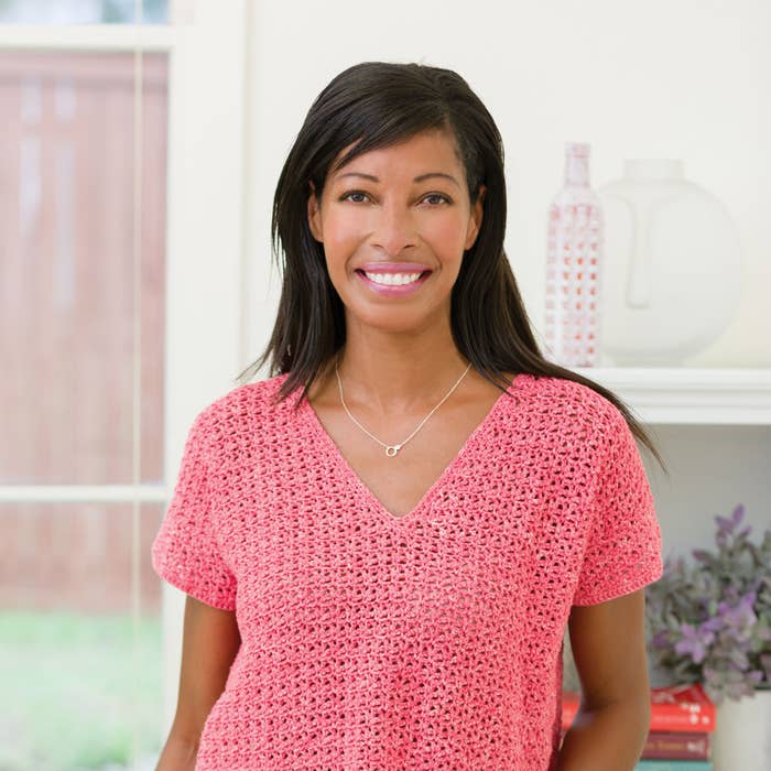 Splash of Spring Tee Crochet Pattern - (PDF) Digital Download