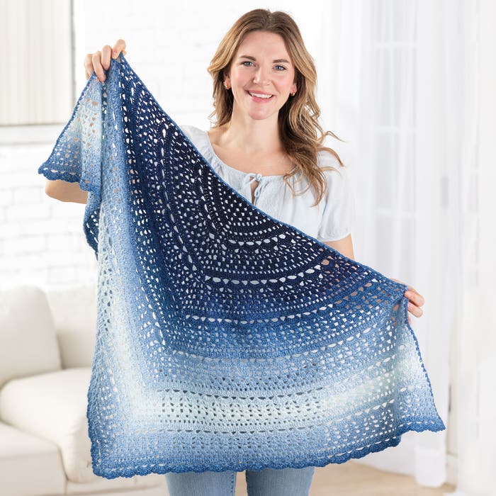 GABBY'S SIGNATURE DESIGNS: Azzura Triangle Shawl Crochet Pattern - (PDF) Digital Download