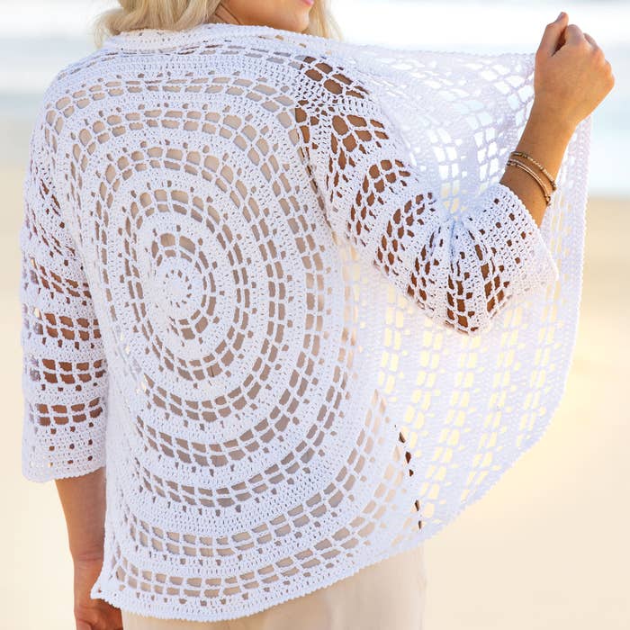 GABBY'S SIGNATURE DESIGNS: Summer Circles Cardi Crochet Pattern - (PDF) Digital Download