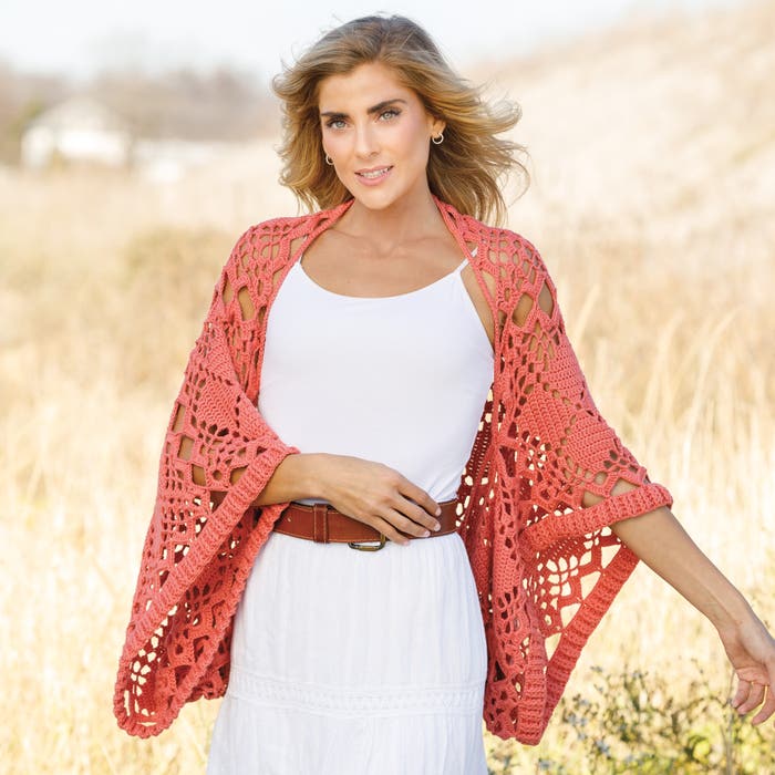 Cozy Summer Cocoon Cardi Crochet Pattern - (PDF) Digital Download