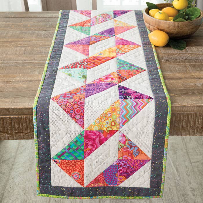 EXCLUSIVELY GABBY'S QUILT DESIGNS: Twisted Table Runner Quilt Pattern - (PDF) Digital Download
