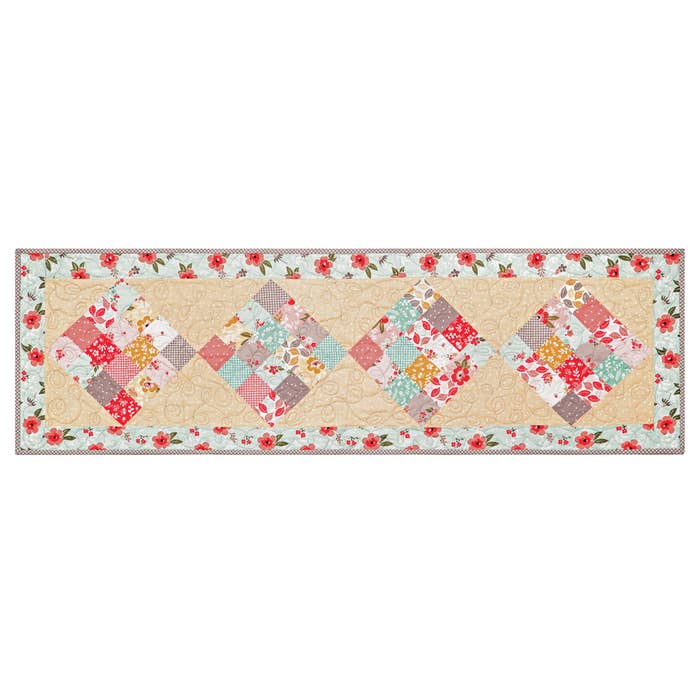 Jelly Jar Table Runner Quilt Pattern - (PDF) Digital Download