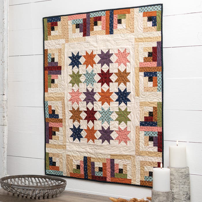 Cabin Stars Quilt Pattern - (PDF) Digital Download
