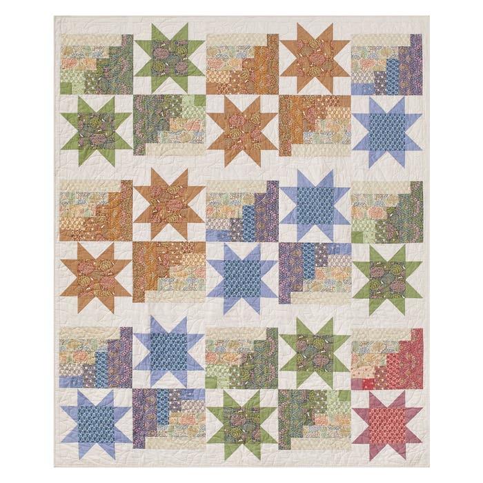 EXCLUSIVELY GABBY'S QUILT DESIGNS: Starry Cabins Quilt Pattern - (PDF) Digital Download