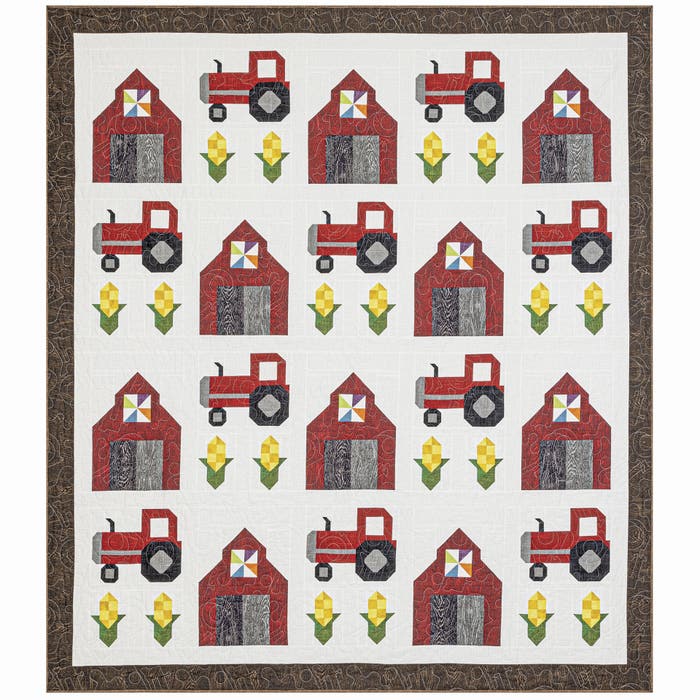 Farmyard Quilt Pattern - (PDF) Digital Download
