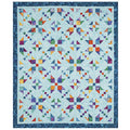 Zinnia Flower Garden Quilt Pattern - (PDF) Digital Download