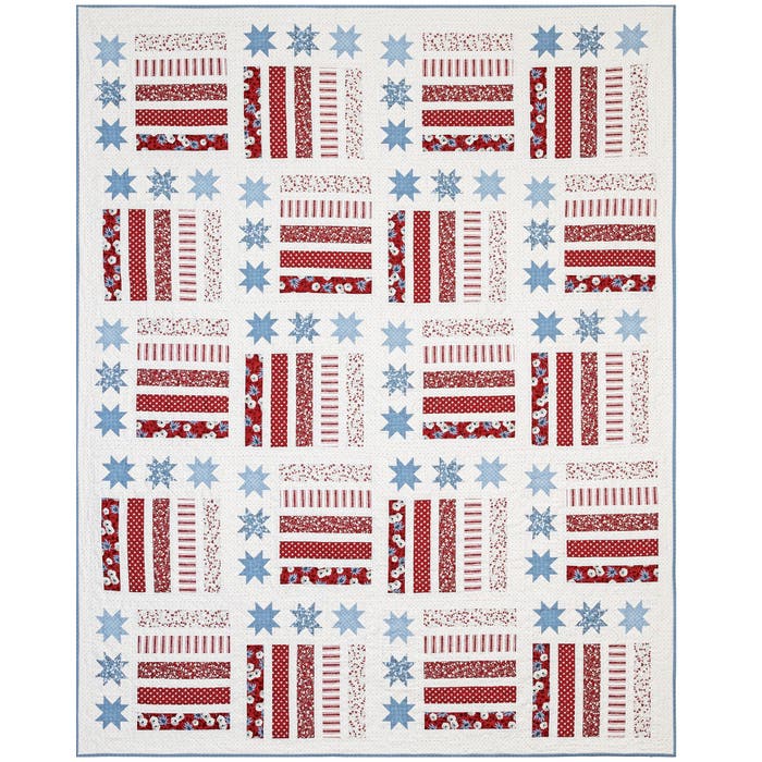 Flag Day Quilt Pattern - (PDF) Digital Download