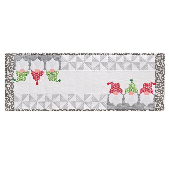 Gnomes Table Runner Quilt Pattern - (PDF) Digital Download