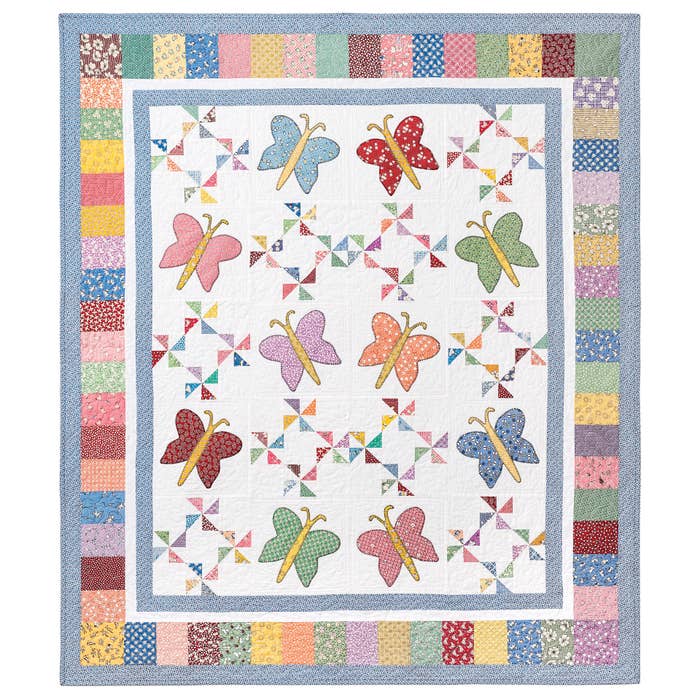 EXCLUSIVELY GABBY'S QUILT DESIGNS: Butterfly Garden Quilt Pattern - (PDF) Digital Download