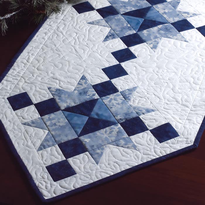 Ice Crystals Table Runner Quilt Pattern - (PDF) Digital Download