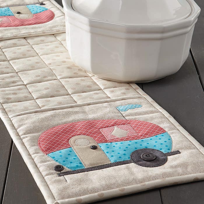 Home Is Where the Camper Is Pot Holder Quilt Pattern - (PDF) Digital Download