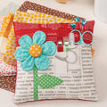 Flower Pocket Pincushion Sewing Pattern - (PDF) Digital Download
