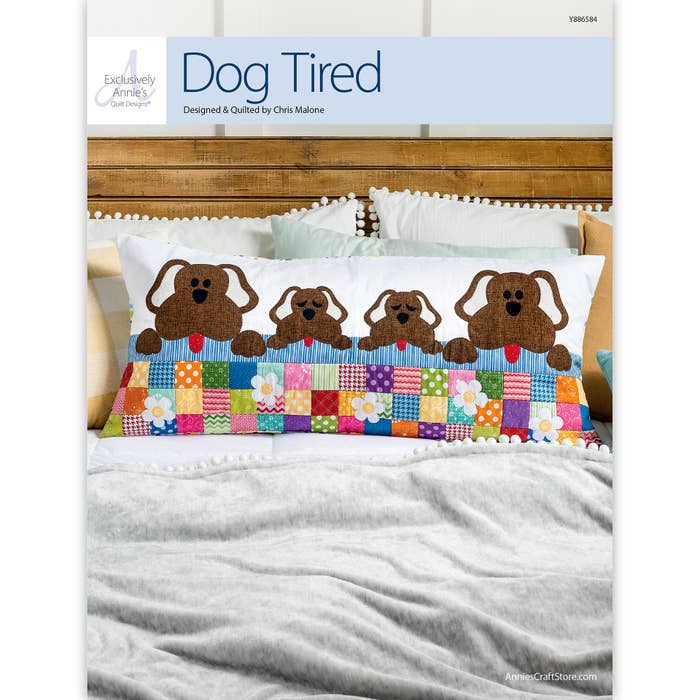 EXCLUSIVELY GABBY'S QUILT DESIGNS: Dog Tired Pillow Quilt Pattern - (PDF) Digital Download