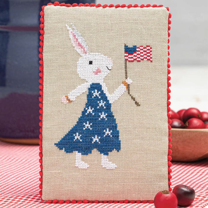 Betsy Bunny Cross-Stitch Pattern - (PDF) Digital Download
