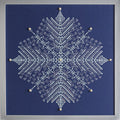 Elegant Snowflake Cross-Stitch Pattern - (PDF) Digital Download
